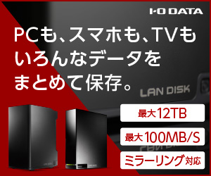 ioPLAZA【直販限定モデル！ネットワークHDD】