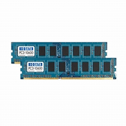 アイ・オー・データ機器 PC3-10600(DDR3-1333) 240ピン DIMM 2GBx2 DY1333-2GX2画像