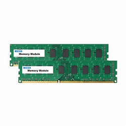 アイ・オー・データ機器 PC3-10600 対応 DDR3 増設メモリーモジュール 2枚組 DY1333-4GX2