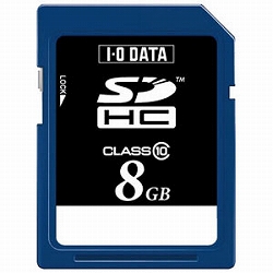 アイ・オー・データ機器 スピードクラス10対応SDHCメモリーカード 8GB SDH-T8G
