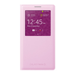 Samsung EF-CN075BPEGJP GALAXY J用Sビューカバー(ピンク)