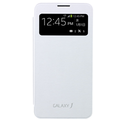 Samsung EF-CN075BWEGJP GALAXY J用Sビューカバー(ホワイト)