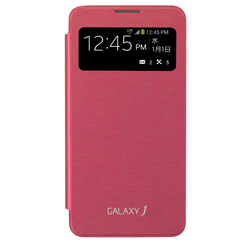 Samsung EF-CN075BLEGJP GALAXY J用Sビューカバー(ブルー)