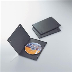 エレコム CCD-DVDS01BK スリムDVDトールケース画像