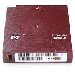 ＨＰ（旧コンパック） C7972AN HP LTO2 Ultrium 400GB 20巻パック (バーコードラベル付き)