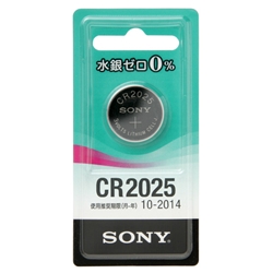 ソニー CR2025-ECO 水銀0%リチウムコイン電池 CR2025