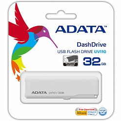 ADATA AUV110-32G-RPK ADATA USBメモリー DashDrive UV110 スリムタイプ USB2.0 32GBモデル