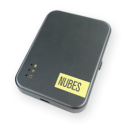 挑戦者セレクト「NUBES」(アイアングレー) iPhone/iPad用Wi-Fi SDカードリーダー