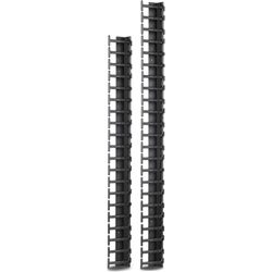 ViC_[GNgbN AR8725 Valueline Vertical Cable Manager for 2 & 4 Post Racks 84 H X 6 W Double-Sided 25