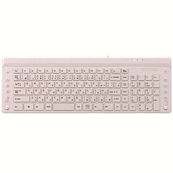 ナカバヤシ FKB-U240W マルチメディアスリムキーボード アイソレーションタイプ ホワイト