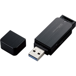エレコム MR3-C004BK USB3.0対応 メモリカードリーダ/2スロット/27種類＋5メディア対応/ブラック画像