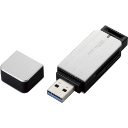エレコム MR3-C004SV USB3.0対応 メモリカードリーダ/2スロット/27種類＋5メディア対応/シルバー