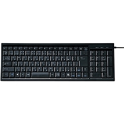 エレコム TK-FCP025BK パンタグラフテンキー付きフルキーボード/USB/日本語103キー/ブラック
