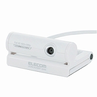 エレコム UCAM-DLE300TWH PCカメラ/300万画素/マイク内蔵/FullHD対応/ホワイト