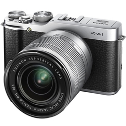 富士フイルム X-A1S/1650KIT レンズ交換式プレミアムカメラ X-A1 ：シルバー