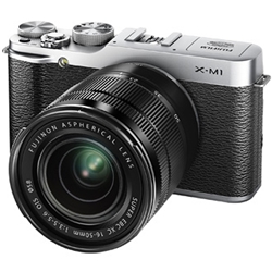富士フイルム X-M1S/1650KIT レンズ交換式プレミアムカメラ X-M1 ：シルバー画像