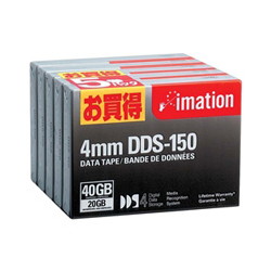 イメーション DDS-150X5SP 4mmデータテープ150m 20 / 40GB(DDS4) 5巻パック