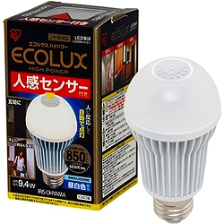 アイリスオーヤマ LDA9N-H-S1 LED電球 人感センサー付 昼白色相当 （850lm）