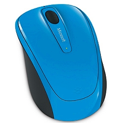 マイクロソフト GMF-00286 Wireless Mobile Mouse 3500 Mac/Win USB Port Cyan Blue
