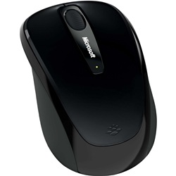 マイクロソフト GMF-00297 Wireless Mobile Mouse 3500 USB Port Shiny Black Mac/Win L2