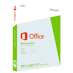 マイクロソフト 9PE-00012 Office Personal 2013 32-bit/x64 メディア無し