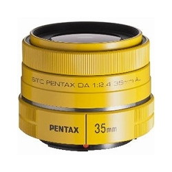 PENTAX DA35F2.4ALYE DA35mmF2.4ALイエロー(キャップ付)画像