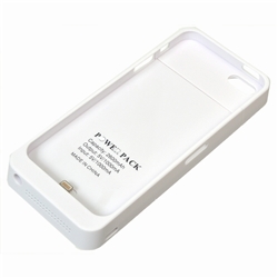 サンコ USIP5BT2 iPhone5用バッテリージャケット（ホワイト）画像