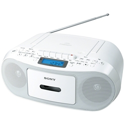 ソニー CFD-S50/W CDラジオカセットコーダー S50 ホワイト