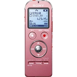 ソニー ICD-UX533F/P ステレオICレコーダー FMチューナー付 4GB ピンク