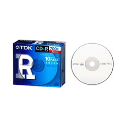 ＴＤＫ CD-R80TFX10A 32倍速対応 CD-R 700MB 10枚パック