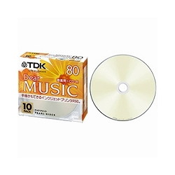 ＴＤＫ CD-RDE80PPX10N CD-R 録音用