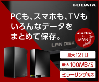 ioPLAZA【直販限定モデル！ネットワークHDD】