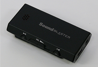 Sound Blaster E1
        USBオーディオインターフェース&ヘッドホンアンプ
