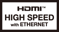 HIGH SPEED with Ethernet認証イーサネット対応HDMIケーブル