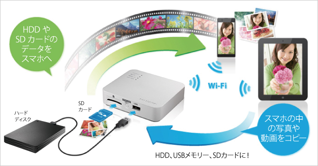 Io Data Wfs Sr03w Usb メモリーカード Io Data通販 アイオープラザ