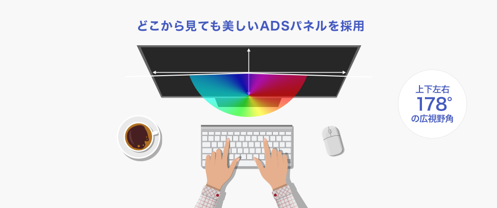 I-O DATA ＩＯデータ 広視野角ADSパネル採用＆WQHD対応 23.8型ワイド液晶ディスプレイ 