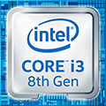 快適な処理を実現する第8世代インテル Core i3 プロセッサー搭載