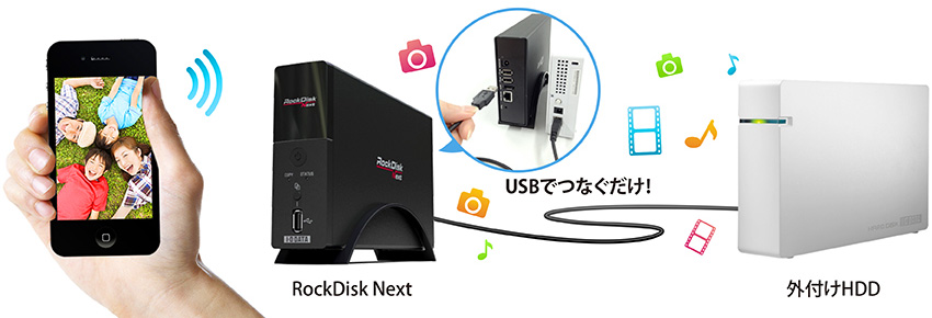 オーディオNAS： RockDisk Next DSD対応オーディオ用ネットワーク 