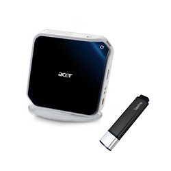 【クリックでお店のこの商品のページへ】Acer ASR3600-A36 と USB 2.0/1.1対応 フラッシュメモリー「ToteBag」BH2Aシリーズ 16GB ブラック のセット