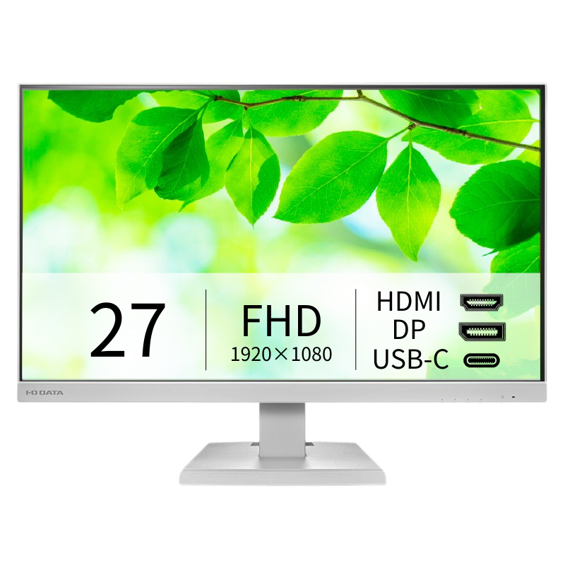 LCD-C272SDW/27インチ フルHD液晶モニター ホワイト