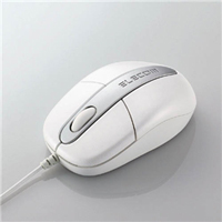 エレコム M-M2UP2RWH PS / 2&USB ホイール付イメージセンサマウス ホワイト