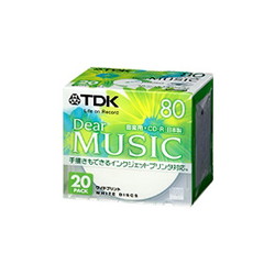 【クリックでお店のこの商品のページへ】TDK CD-RDE80PWX20N