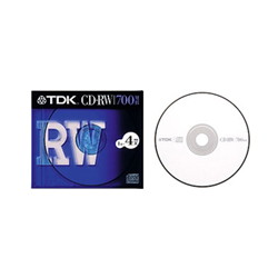 【クリックで詳細表示】TDK CD-RW80X10S