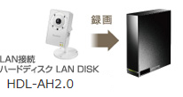 LAN接続ハードディスク LAN DISK「HDL-A2.0S」